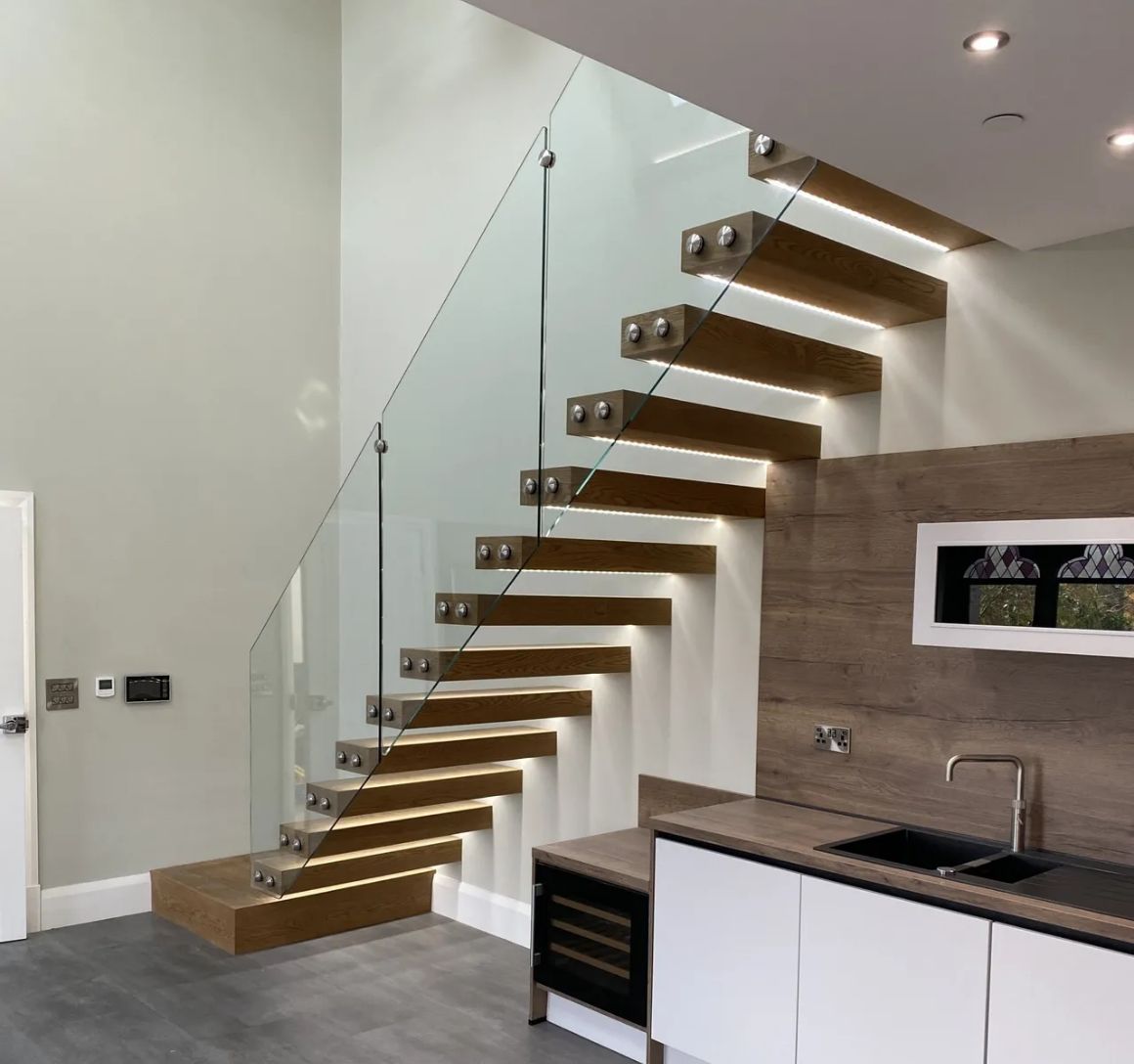 Floating Staircase installation and design